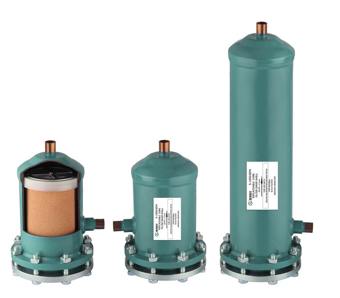 DN10  DN80 Filtr suszarki chłodniczej Dostosowywalny element filtracyjny dla CFC HCFC HFC POE Oil Certyfikat CE