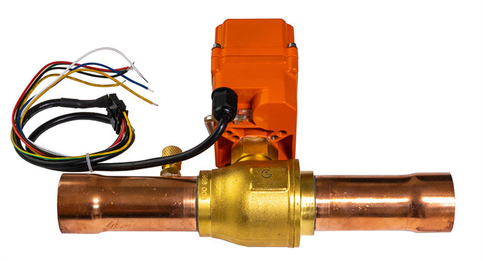 Elektryczny zawór kulkowy dla przemysłu chłodniczego -40C do 80C HFC