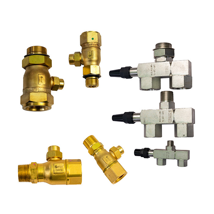 CFC HCFC HFC 3 Way Off Valve do chłodzenia Zakres temperatury -29°C+140°C
